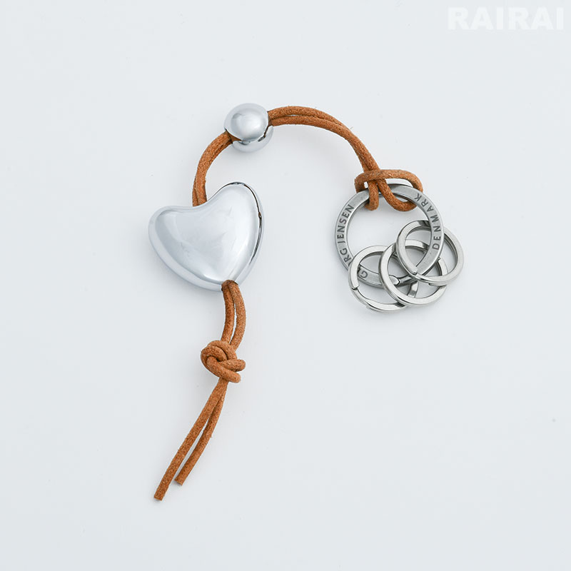 Georg Jensen（ジョージ ジェンセン） キーリング レザーストラップ
