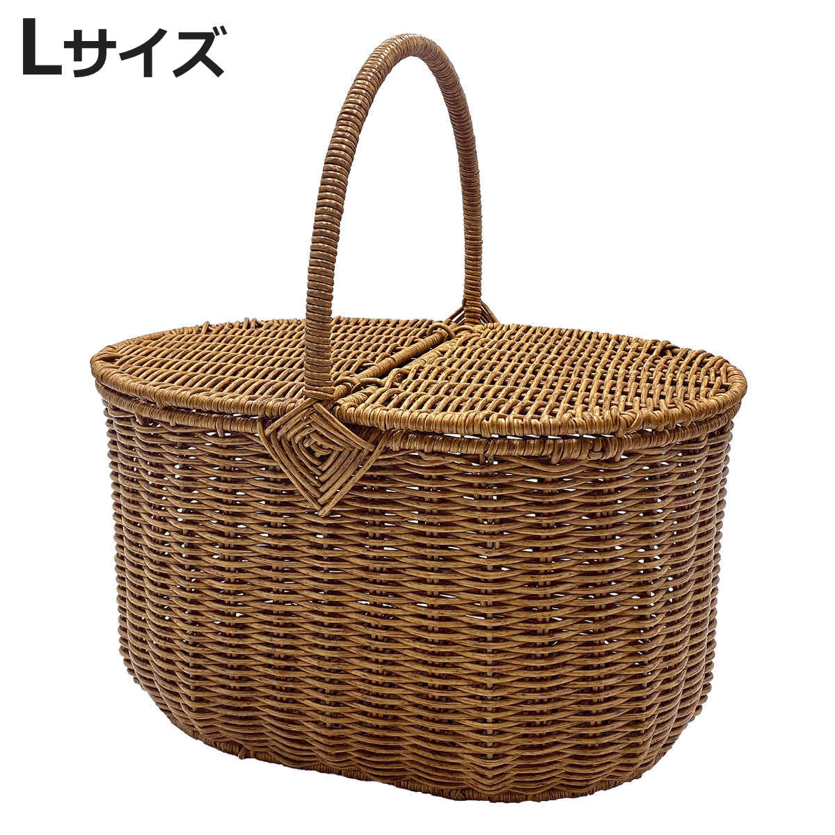 バスケット バルト 柳 ピクニックバスケット オーバル L ふた付き