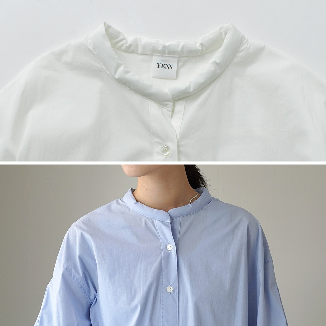 YENN YENN（イェン） パデッド カラーシャツ / レディース トップス