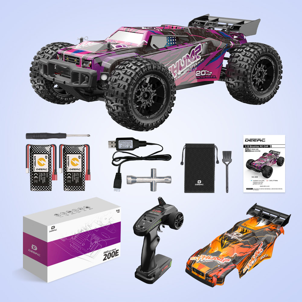 DEERC ラジコン オフロード ラジコンカー 高速 大人 4WD 1/10 45km/h