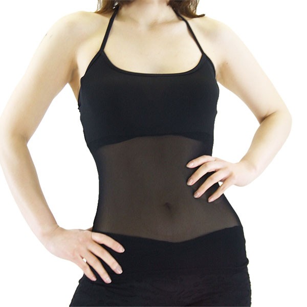 ダンス衣装 トップス チョリ キャミソール ホルターネック ウエスト