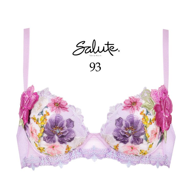 サルート（SALUTE） ワコール 93G P-up ブラジャー GHIカップ プッシュ