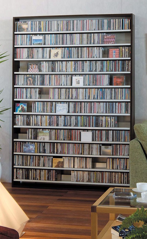CD屋さんのCDラック CD収納 924枚 CDコレクター仕様 幅80cm : 収納家具