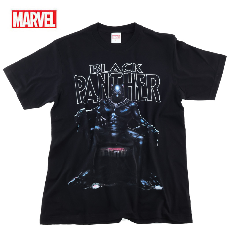 MARVEL（マーベル） Tシャツ 半袖 ブラックパンサー アベンジャーズ