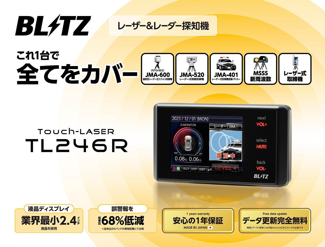BLITZ（ブリッツ） 【在庫あり】BLITZ TL246R Touch-LASER +