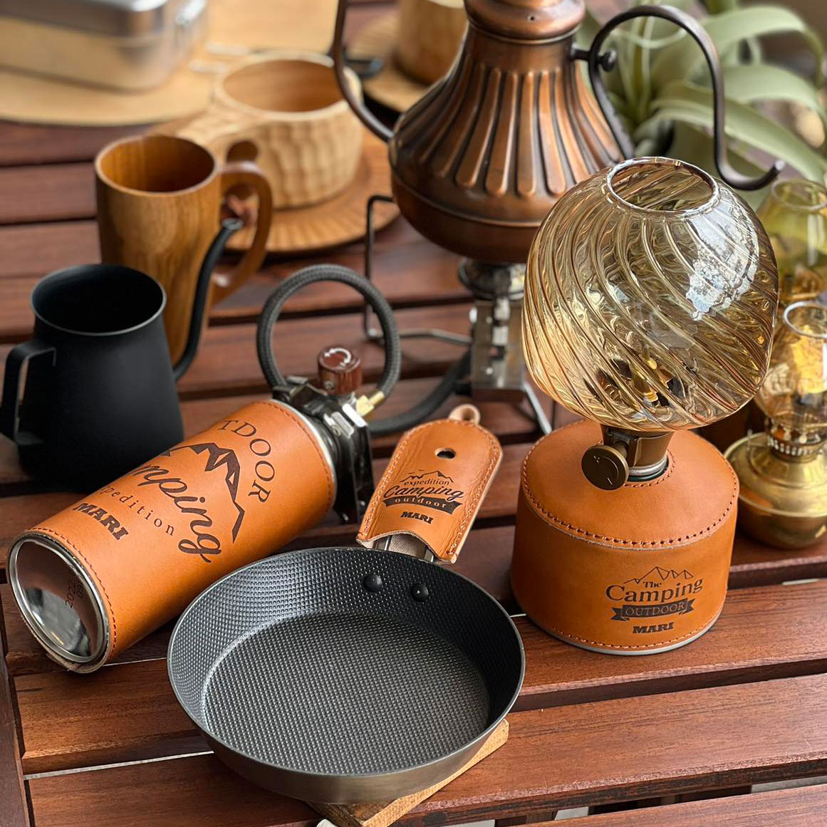 OD缶 オーダーメイド ガス缶 カバー ケース 名入れ 本革 アウトドア OD