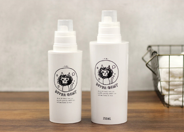 ネコランドリー＆クリーニング ディスペンサー 500ml(洗剤 ボトル 白