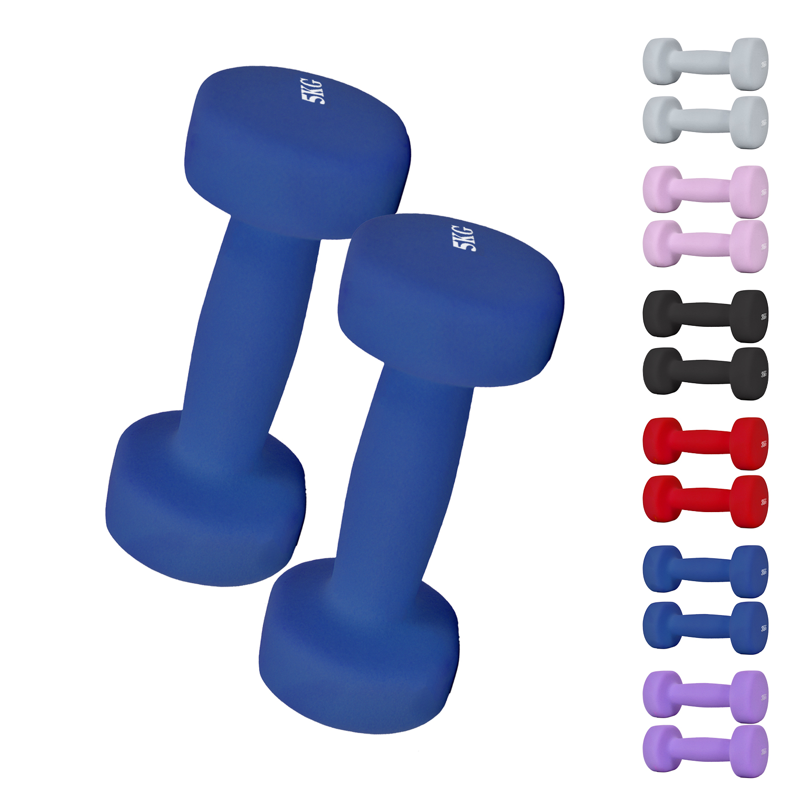 ダンベル 鉄アレイ 5kg ダンベルセット 2個セット 女性 カラーダンベル