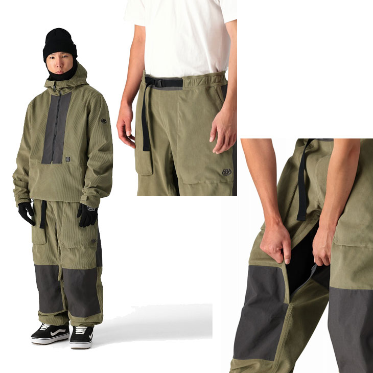 686（シックスエイトシックス） 24-25 686 スノーボード ウエア パンツ