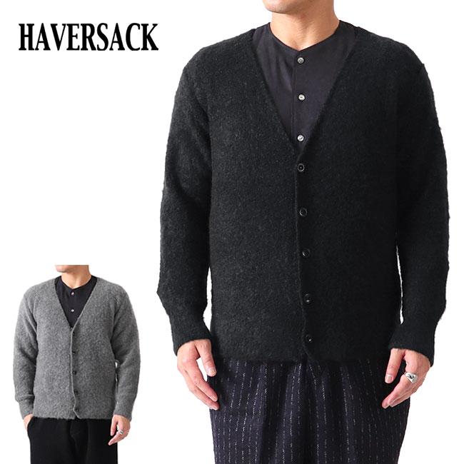 SALE] HAVERSACK ハバーサック スエード調 プルオーバー ノーカラー