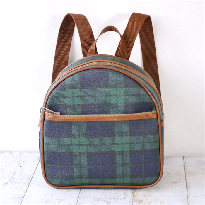CARAMEL 新発売【通園リュック チェック柄】日本製(豊岡製 )幼稚園