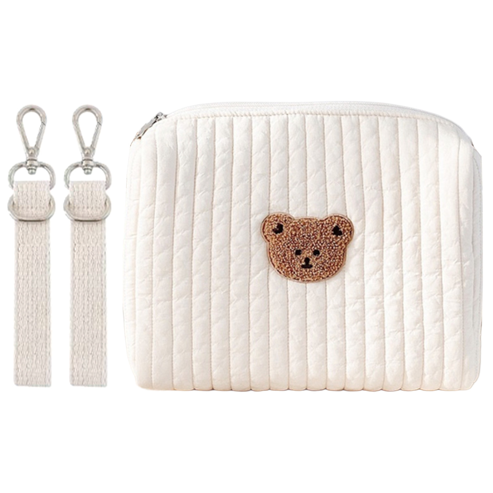 おむつポーチ くま 大容量 オムツポーチ マグポーチ ベビーカーバッグ