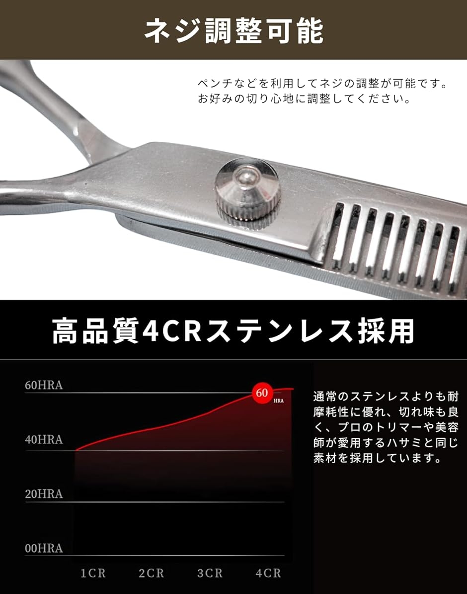 トリマー・動物病院認定 トリミング ハサミ 犬 ペット用 カット カーブ