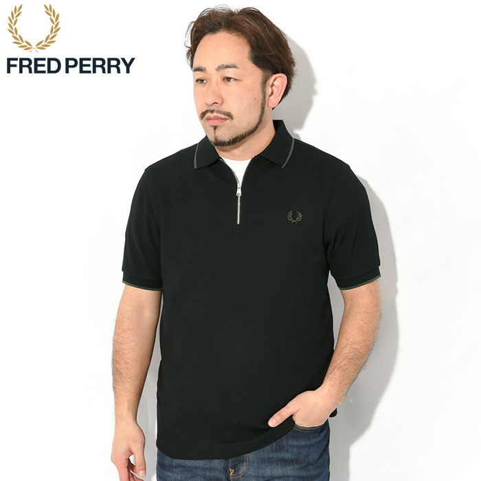 FRED PERRY（フレッドペリー） ポロシャツ 半袖 メンズ テクスチャード