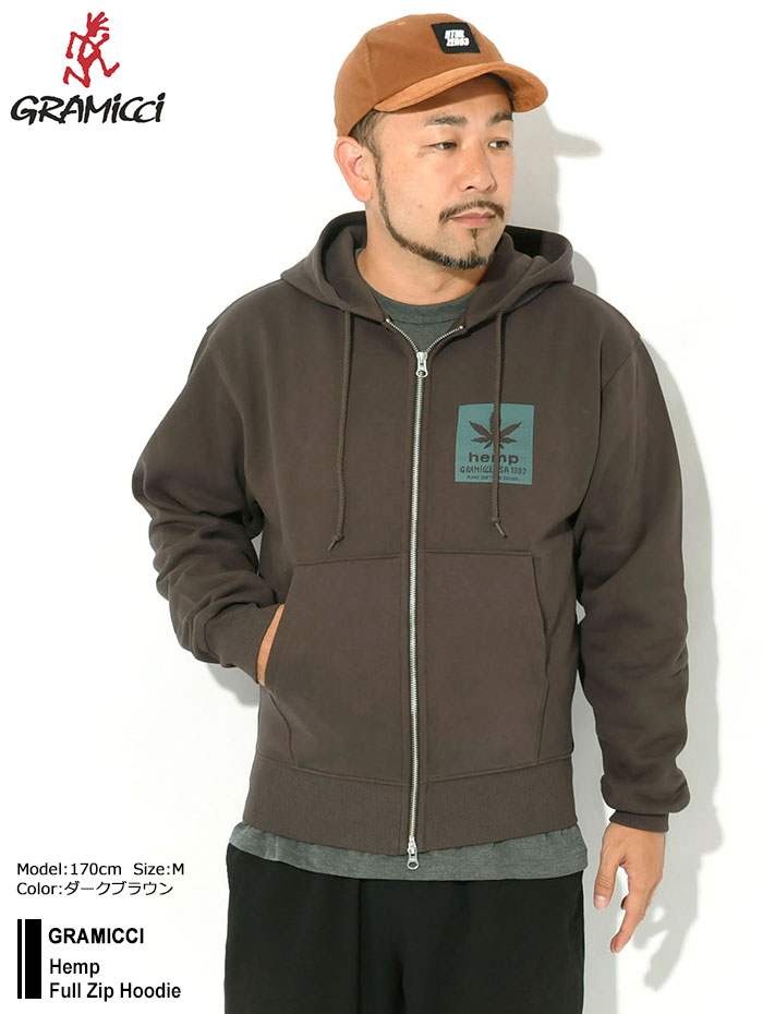 GRAMICCI（グラミチ） パーカー ジップアップ メンズ ヘンプ フル