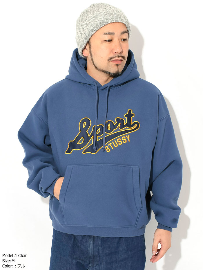 STUSSY（ステューシー） パーカー プルオーバー メンズ Satin Patch