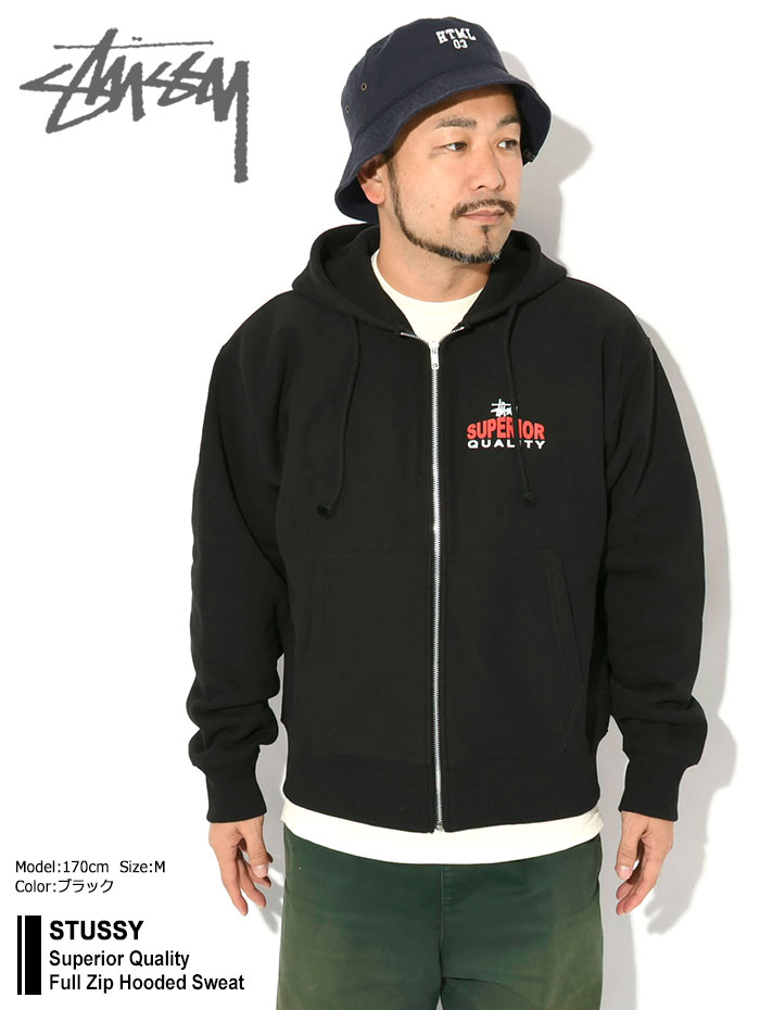 STUSSY（ステューシー） パーカー ジップアップ メンズ Superior