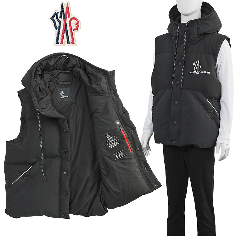 MONCLER Grenoble GRENOBLE ダウンベスト Baldy 1A000-08-595M6 BALDY