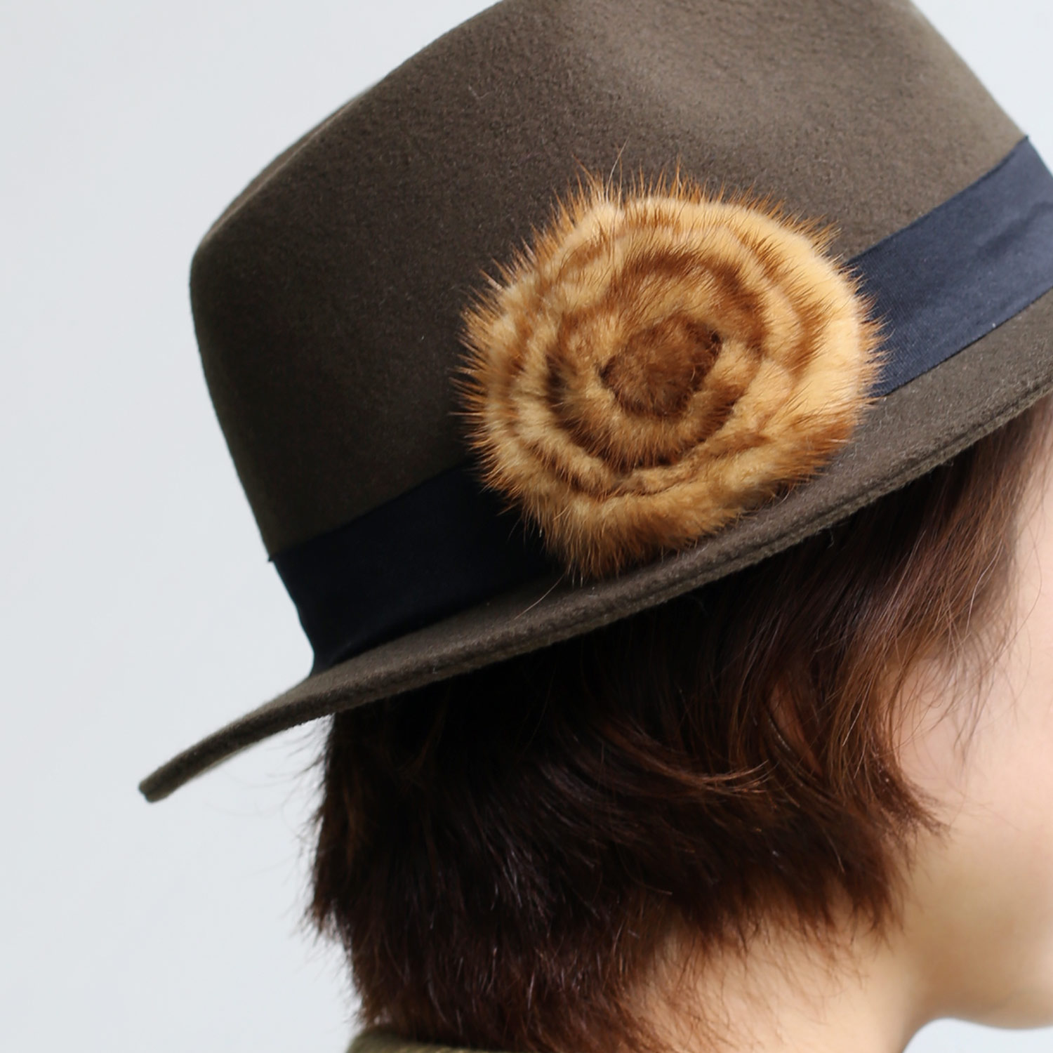 sankyo shokai（三京商会） ［期間限定価格］ファー コサージュ