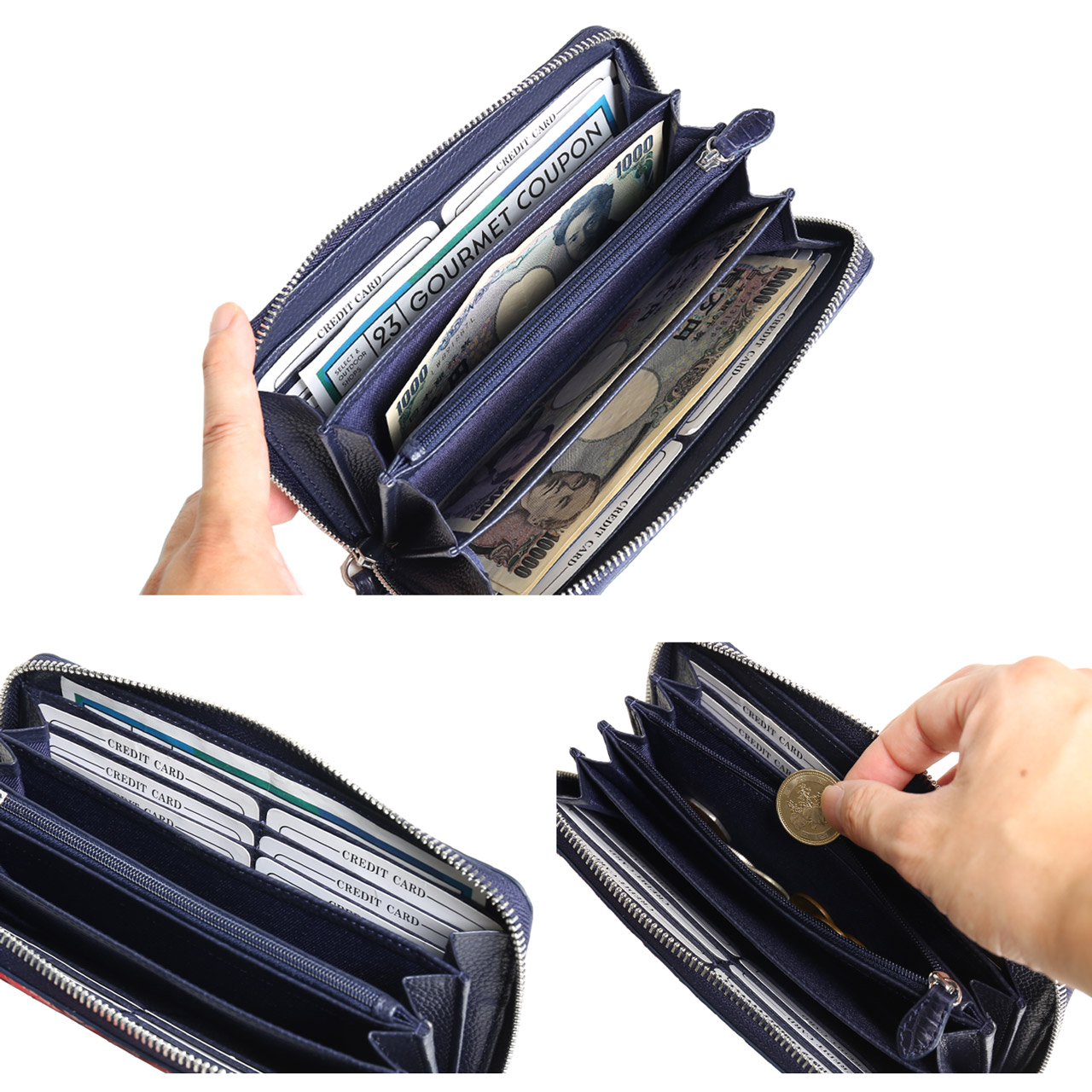 sankyo shokai（三京商会） ＜爆買＞クロコダイル レディース 長財布