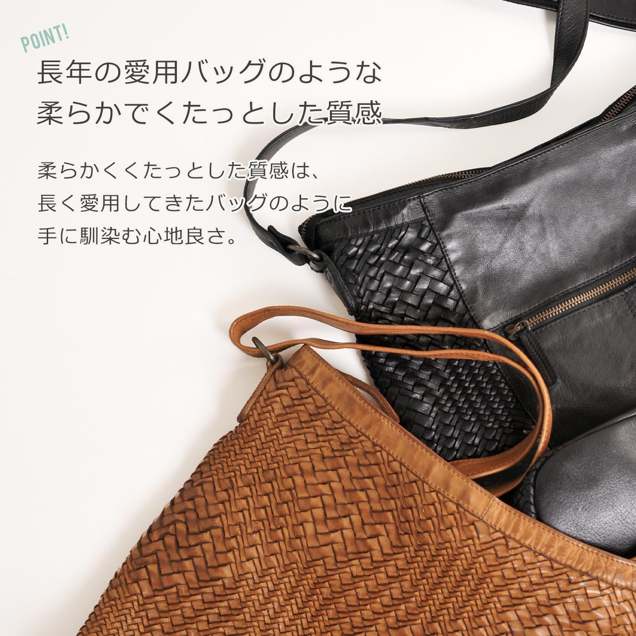 Mia Borsa（ミアボルサ） メンズ バッグ ショルダー ブランド メッシュ