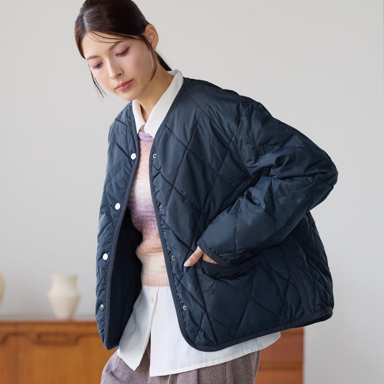 sankyo shokai（三京商会） ダウン ジャケット キルティング 中綿