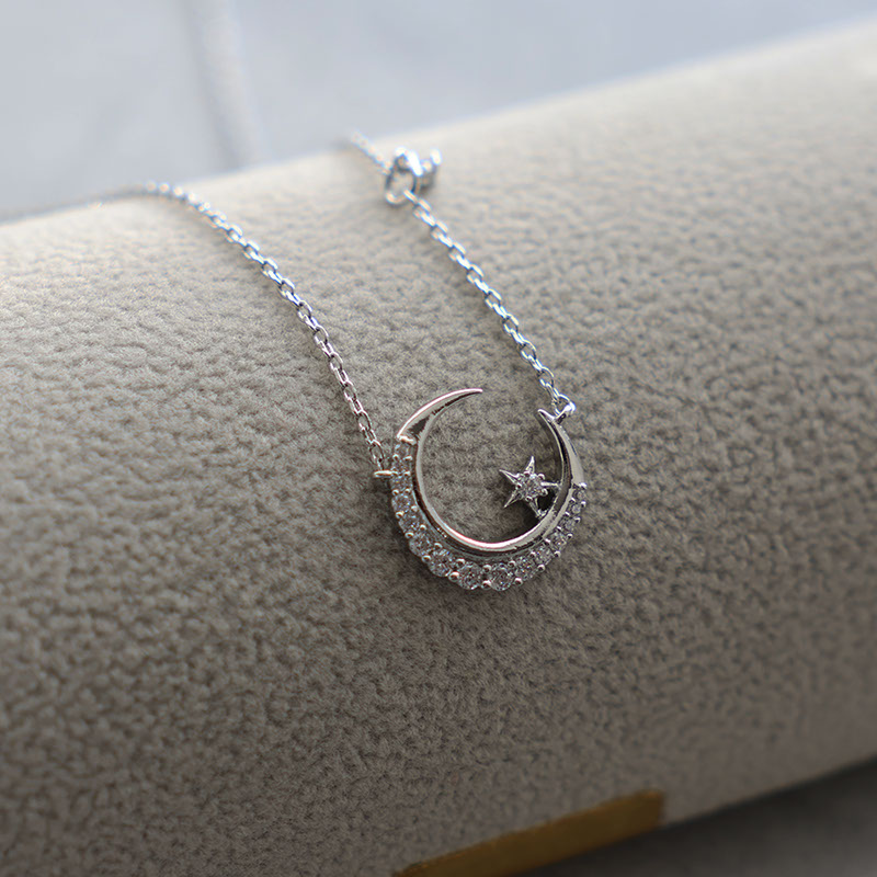 Jewel VOX ネックレス 金属アレルギー ショートネックレス ムーン型 月