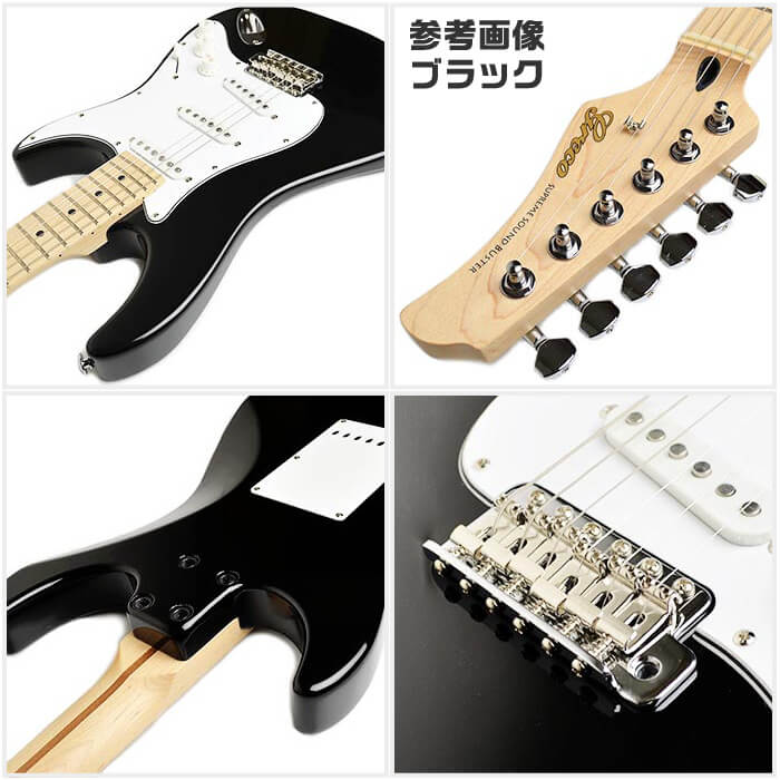 エレキギター グレコ WS-STD Black ブラック メイプル指板 Greco
