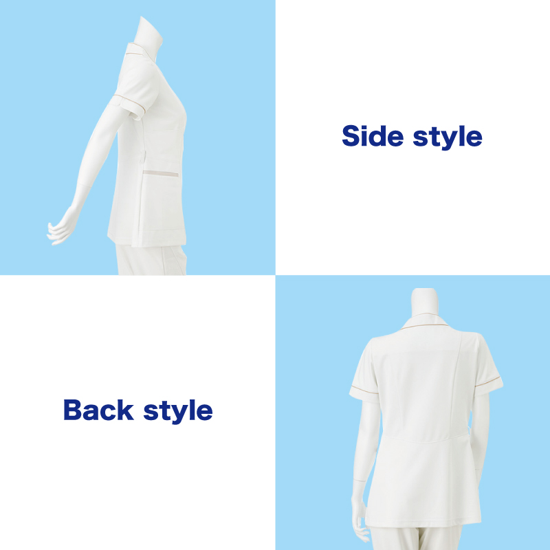 ナガイレーベン（NAGAILEBEN） チュニック 看護師 スクラブ ホワイト