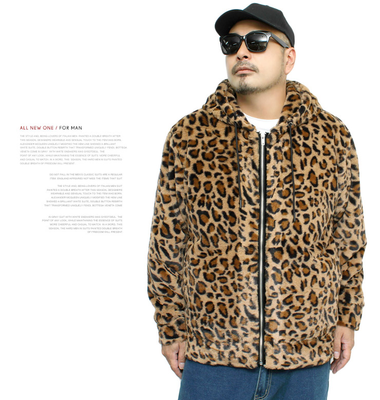 パーカー メンズ 大きいサイズ フリースジャケット もこもこ ボア