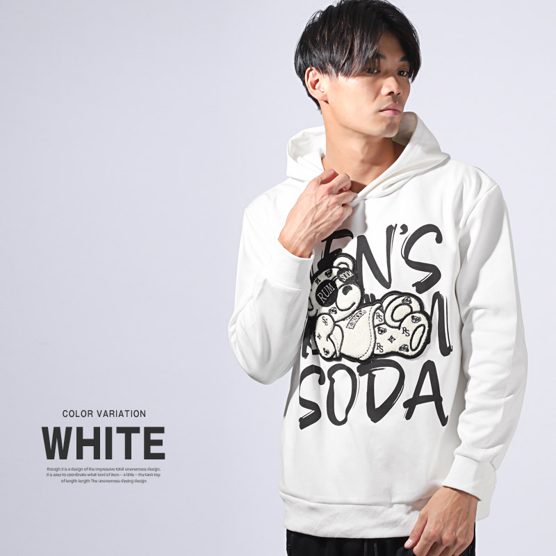 RUMSODA ラムソーダ パーカー メンズ 長袖 プルパーカー フーディ