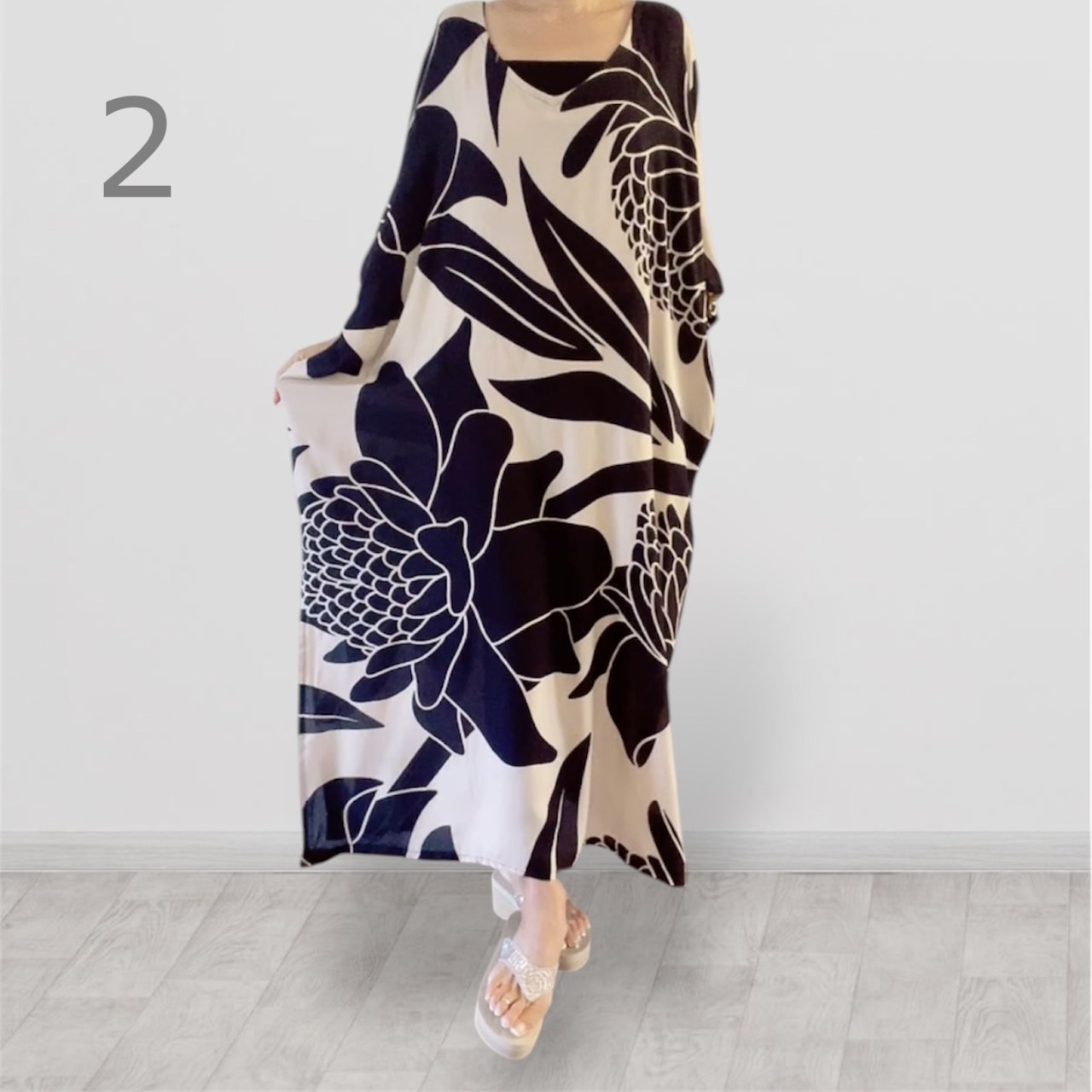 半袖ロングワンピース Designed in Hawaii レディース ハワイ