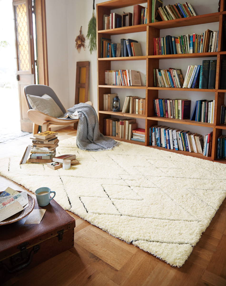 東リ（TOLI） ラグ 140×200 約1.5畳 厚手 防ダニ ホットカーペット対応