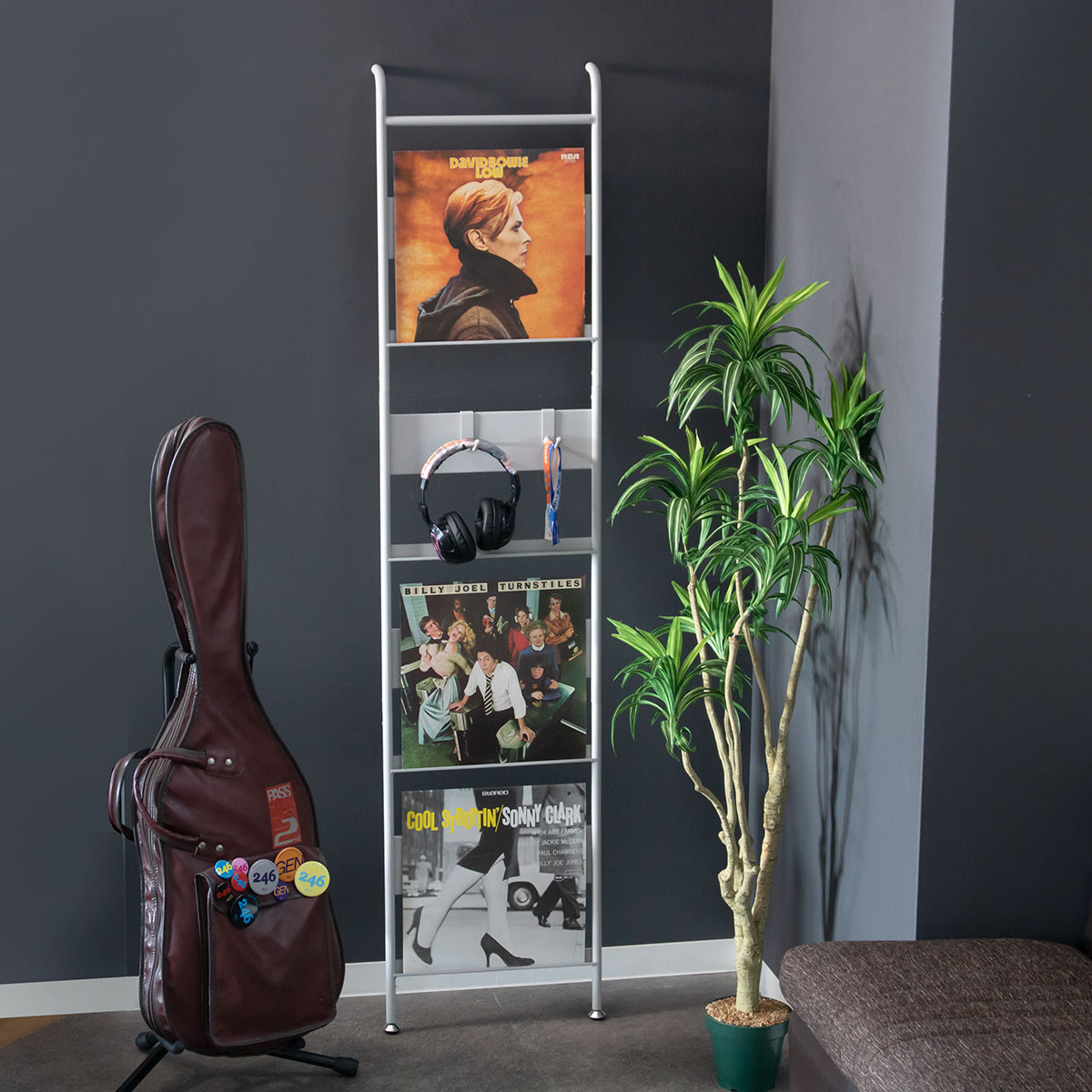 収納ラック レコードラック スリム （ ラック レコード 収納