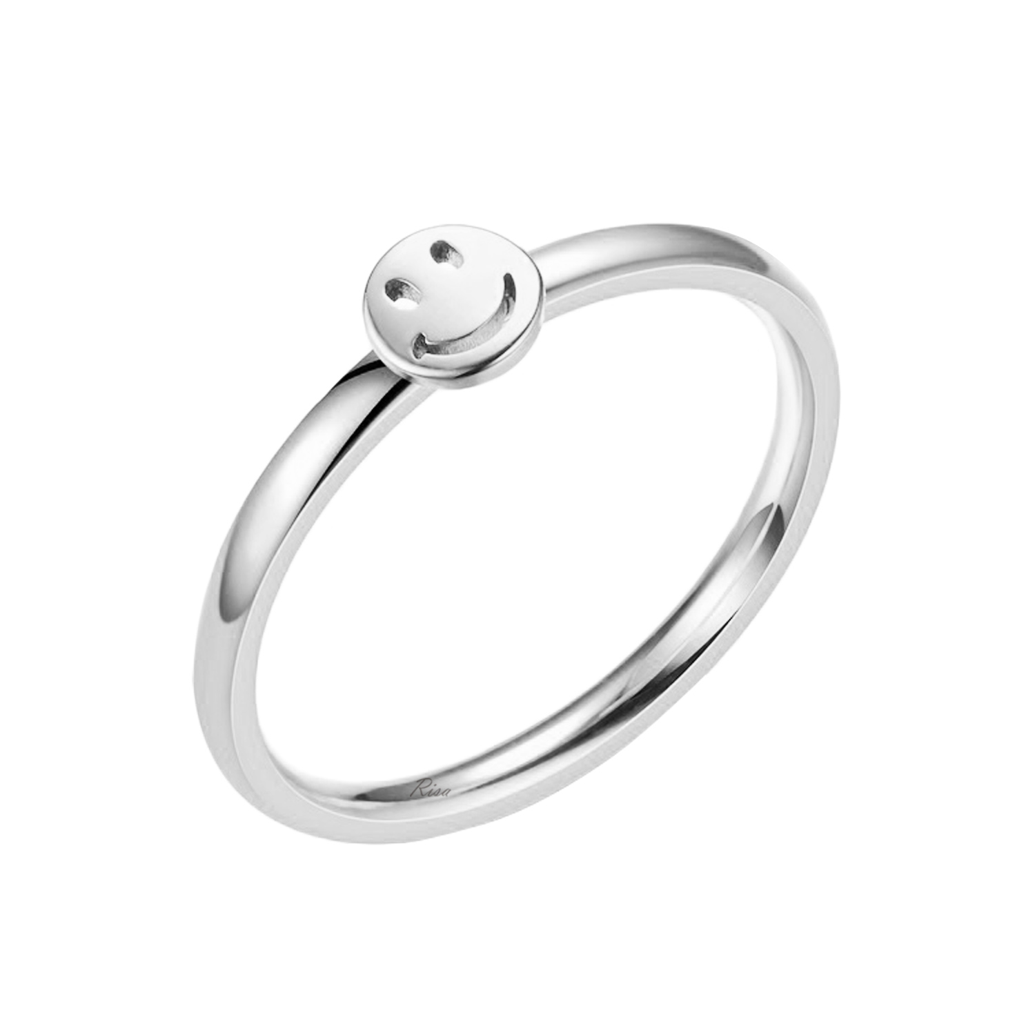Risa（リサ） 指輪 リング 金属アレルギー対応 スマイル スマイリー