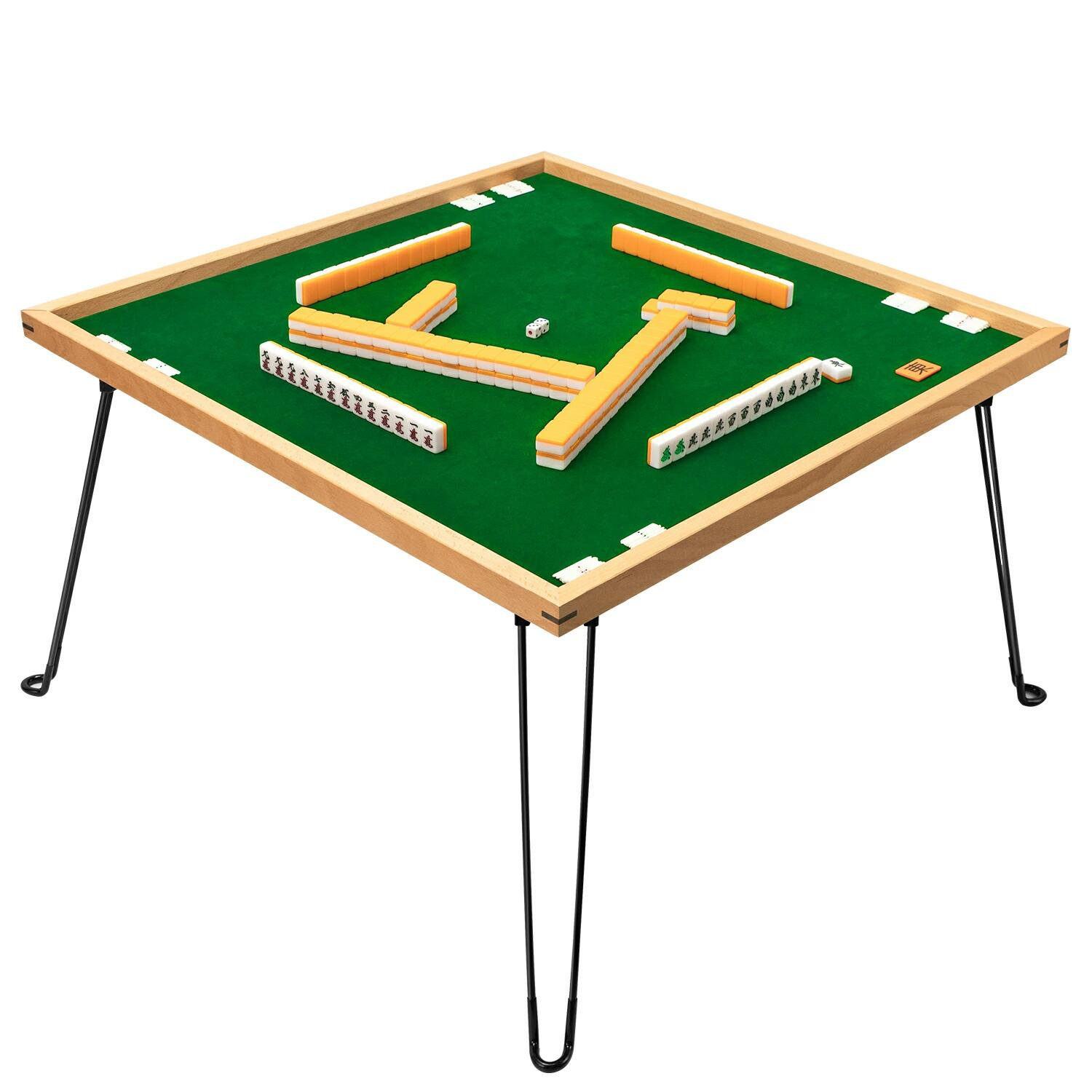 PROBASTO 麻雀卓 麻雀テーブル 折りたたみ 木製 68cm×68cm 手打ち 軽量