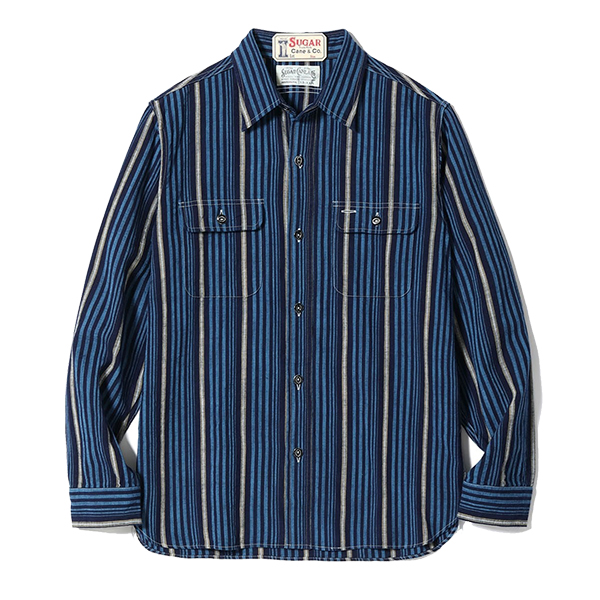 SUGAR CANE シュガーケーン ワークシャツ SC29592 インディゴ