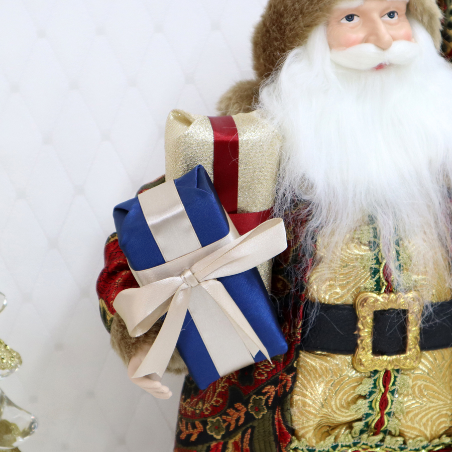ゴールドベル サンタクロースサンタ オブジェ クリスマス RE10665