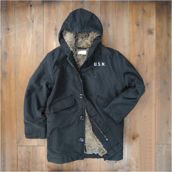 AVIREX B-3 フライトジャケット ムートン ブラック [ 34サイズ