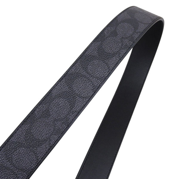 COACH（コーチ） ベルト メンズ リバーシブル アウトレット チャコール