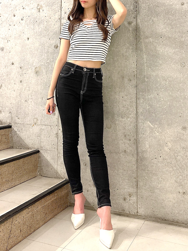 GYDA（ジェイダ） H/Wワンウォッシュスキニーパンツ デニム タイト