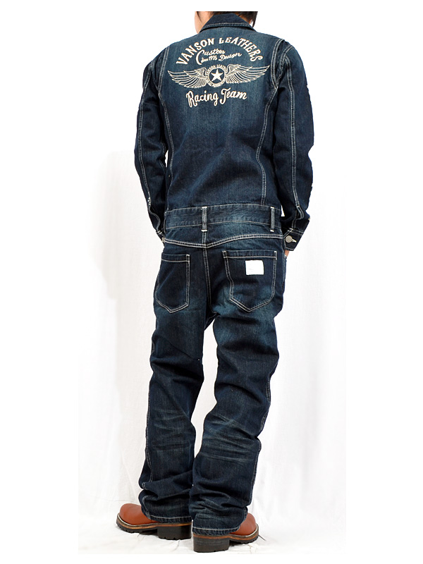 VANSON（バンソン） つなぎ デニム メンズ レディース かっこいい