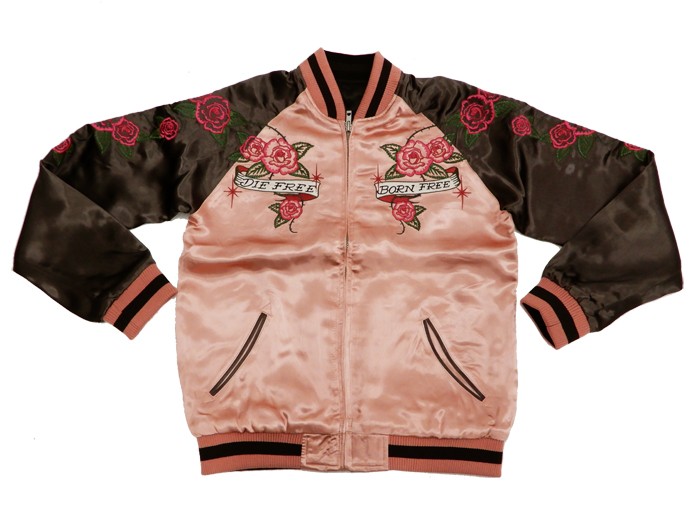 バックストリートクローラー スカジャン BSJ-001 虎と薔薇 Back Street