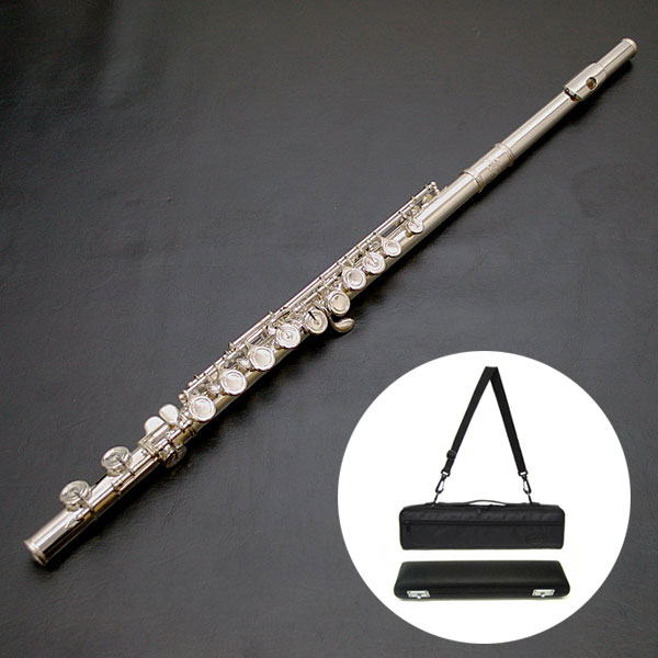 Jマイケル JFL-50CE フルートセット 銀製リッププレート Eメカ装備