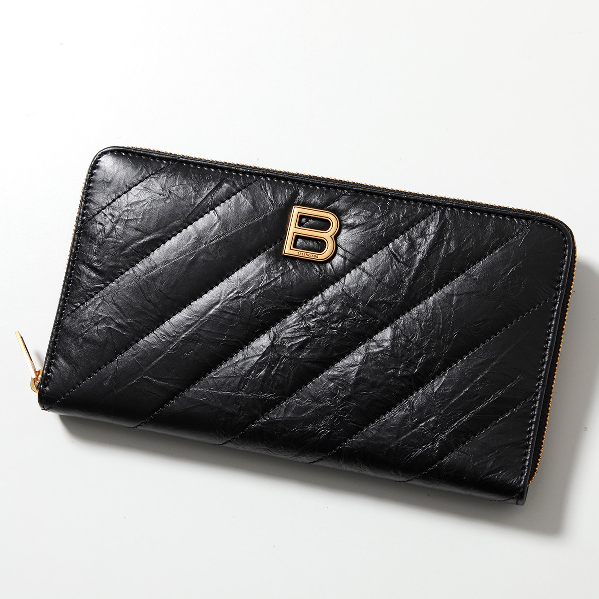 BALENCIAGA（バレンシアガ） ラウンドファスナー長財布 CRUSH