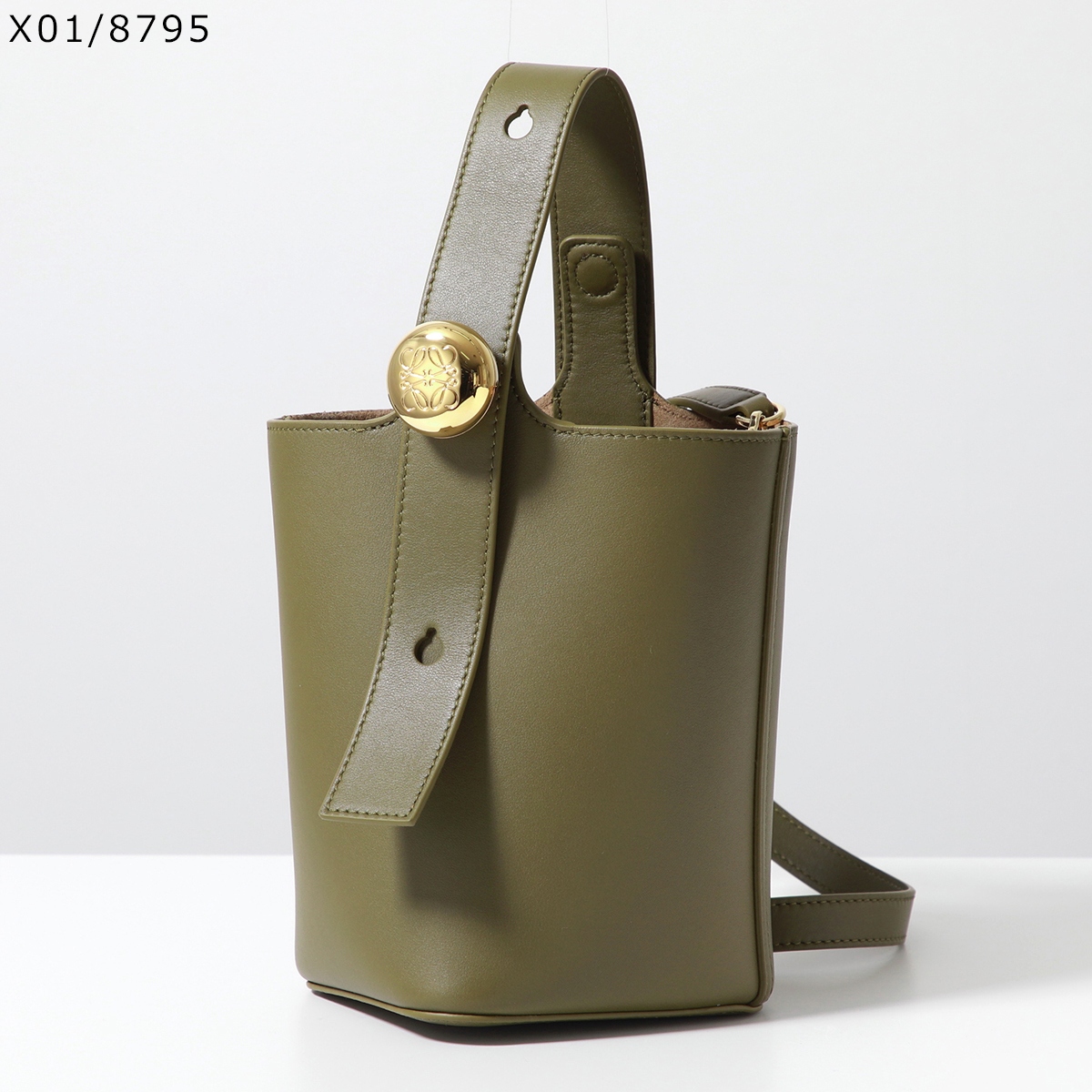 LOEWE（ロエベ） ハンドバッグ PEBBLE BUCKET MINI ペブル バケット