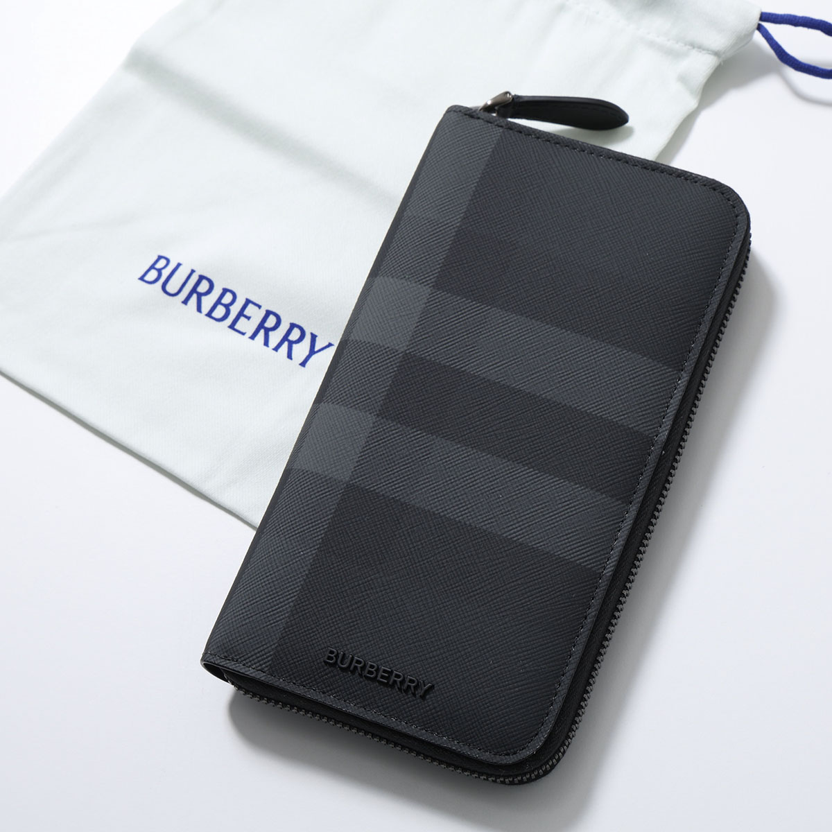 BURBERRY（バーバリー） ラウンドファスナー長財布 MS LG ZIG BRT