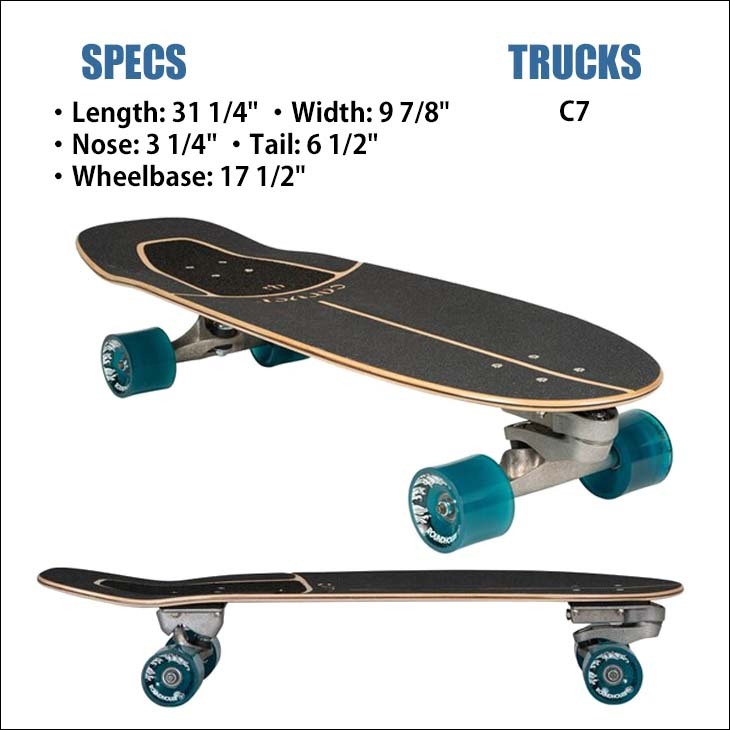 carver（カーバー） スケートボード Knox Quill ノックスキル 31.25