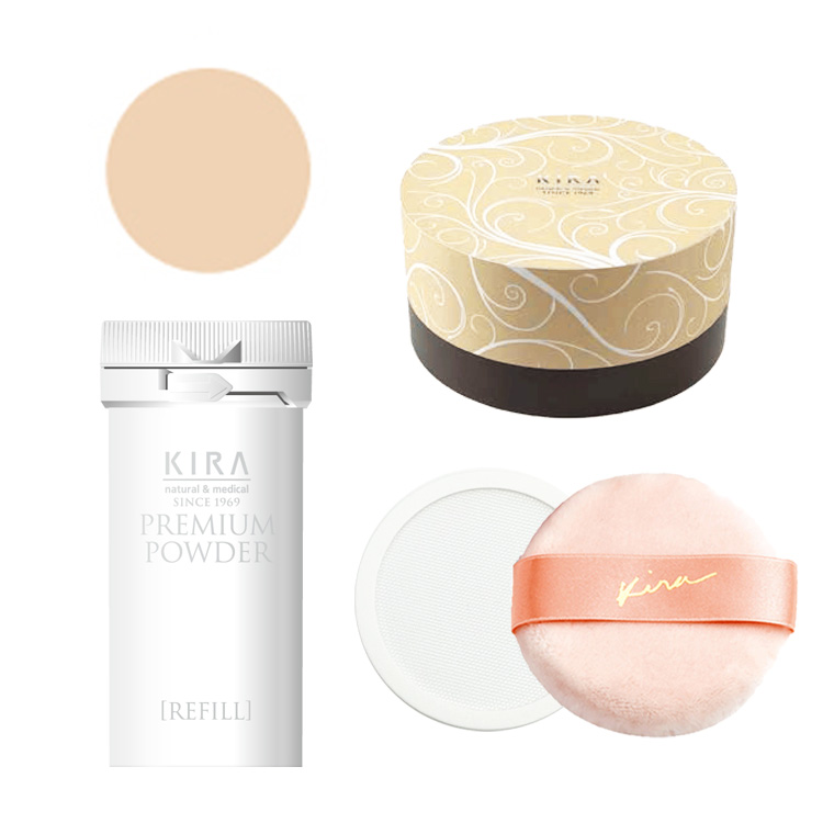KIRA パーフェクトフェイスパウダー リフィル ベージュ62 21g 3個 楽天