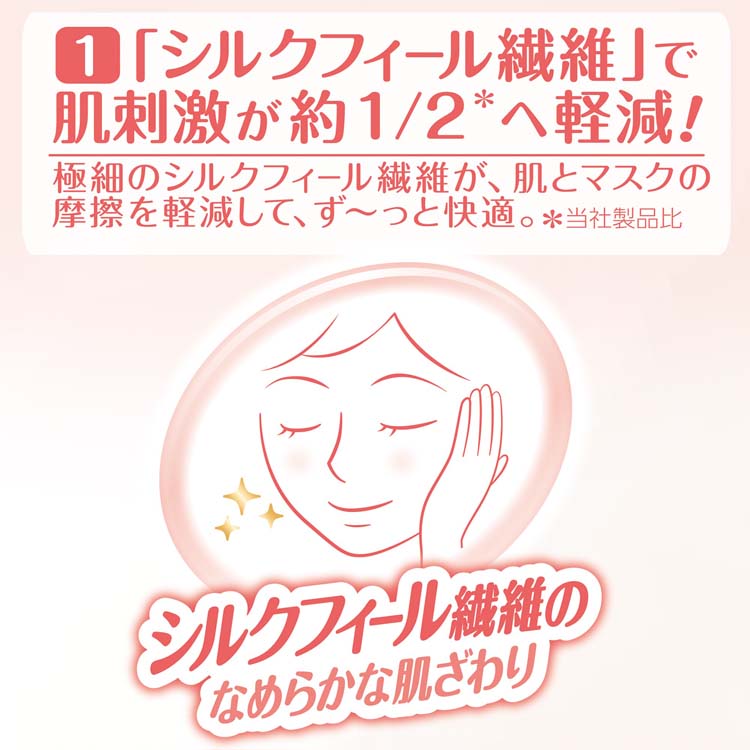 超快適マスク 敏感肌ごこち ふつう 不織布マスク ( 6枚入*5袋セット